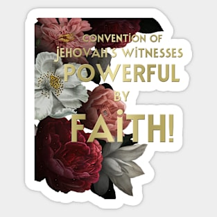 POWERFUL BY FAITH Sticker